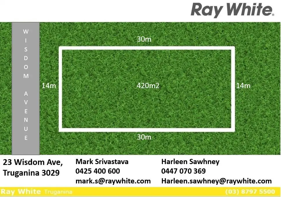 Main view of Homely land listing, 23 Wisdom Avenue, Truganina VIC 3029