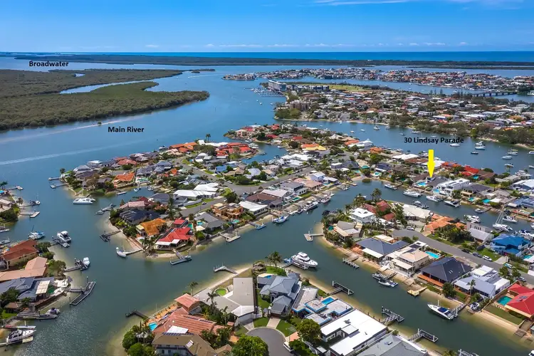Main view of Homely house listing, 30 Lindsay Parade, Paradise Point QLD 4216