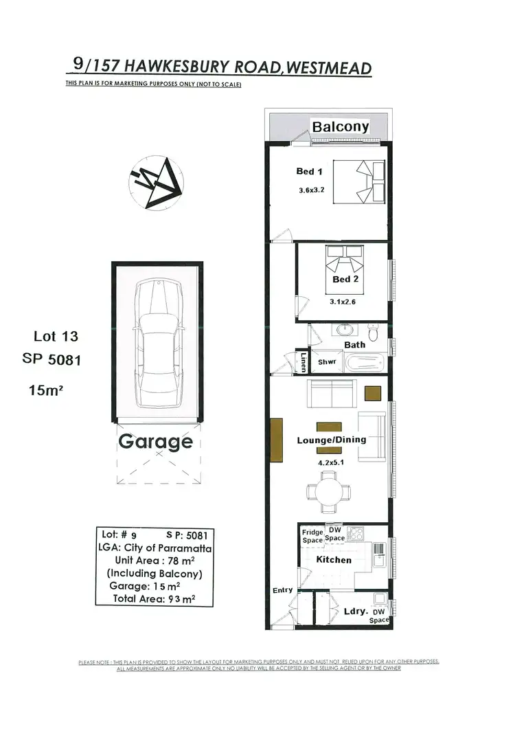 Fifth view of Homely unit listing, 9/157 Hawkesbury Rd,, Westmead NSW 2145
