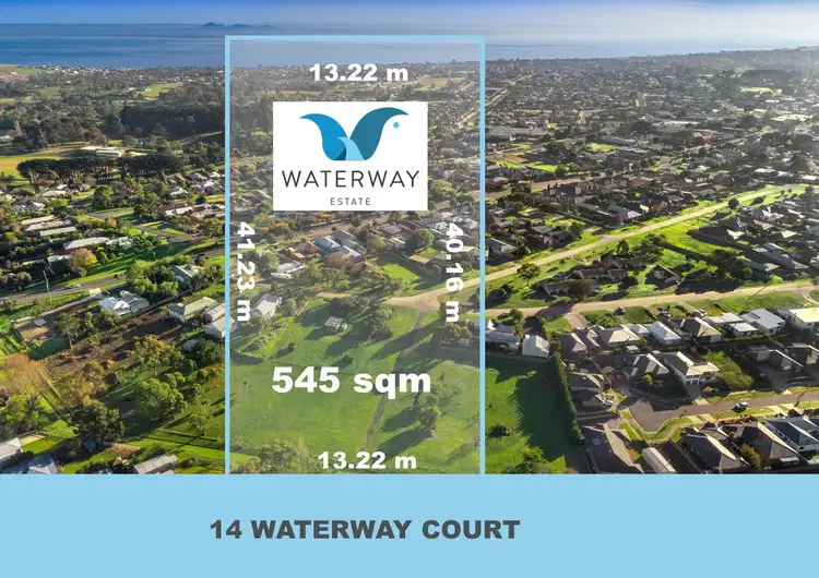 Third view of Homely land listing, 14 Waterway Court, Drysdale VIC 3222