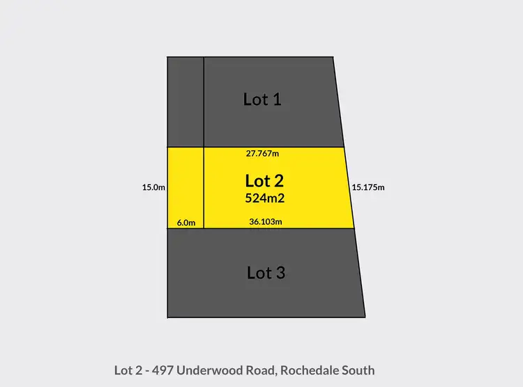 Second view of Homely land listing, Lot 2 - 497 Underwood Road, Rochedale South QLD 4123