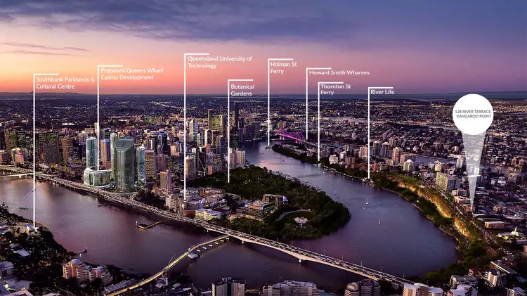 Second view of Homely land listing, 128 River Terrace, Kangaroo Point QLD 4169