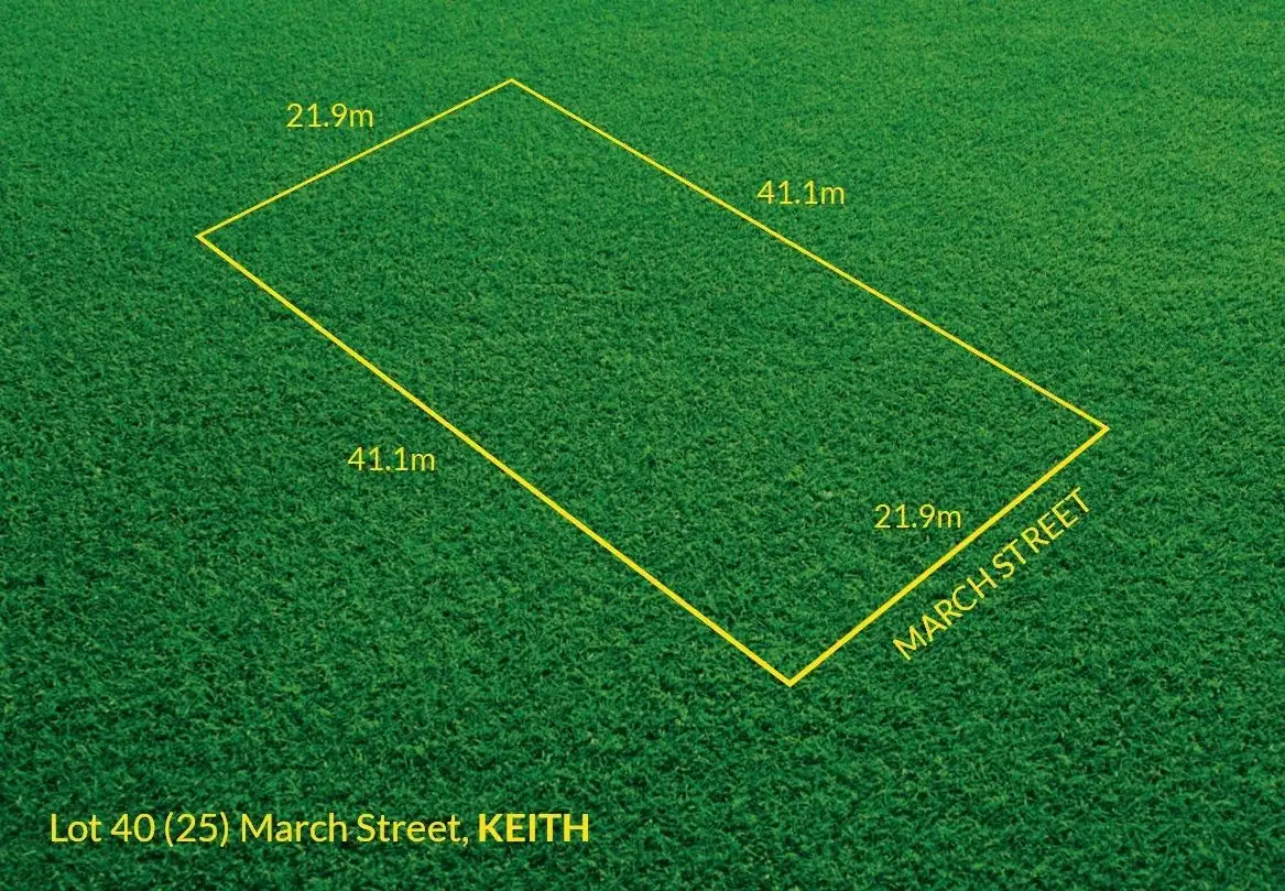 Main view of Homely land listing, 25 March Street, Keith SA 5267