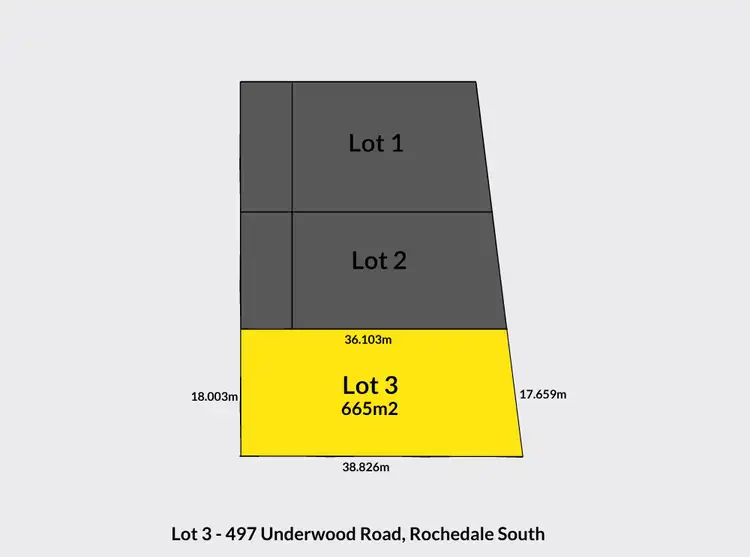 Lot 3 - 497 Underwood Road, Rochedale South QLD 4123