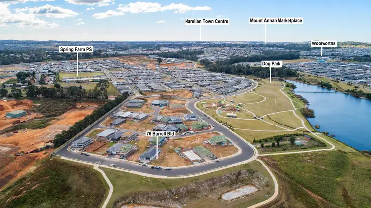 Third view of Homely land listing, 76 Burrell Road, Spring Farm NSW 2570