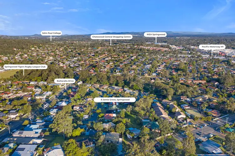 Third view of Homely house listing, 8 Jamie Grove, Springwood QLD 4127