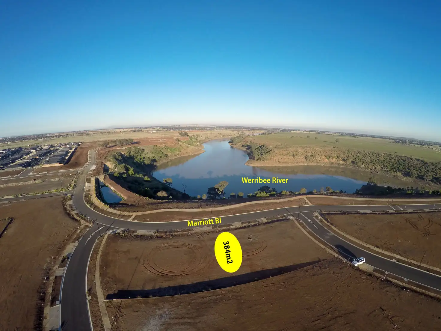 Main view of Homely land listing, 98 Marriott Boulevard, Melton South VIC 3338