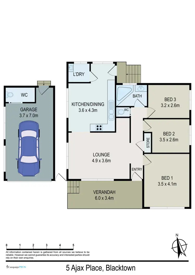 Seventh view of Homely house listing, 5 Ajax Place, Blacktown NSW 2148