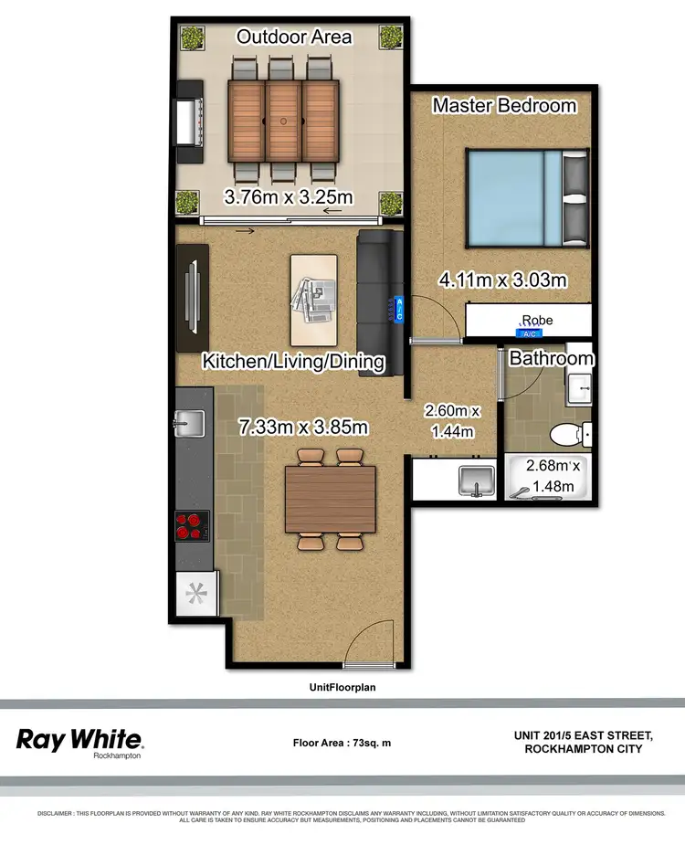 Sixth view of Homely unit listing, 201/1-7 East Street, Rockhampton City QLD 4700