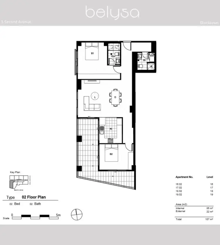 Sixth view of Homely apartment listing, Unit 707/5 Second Avenue, Blacktown NSW 2148