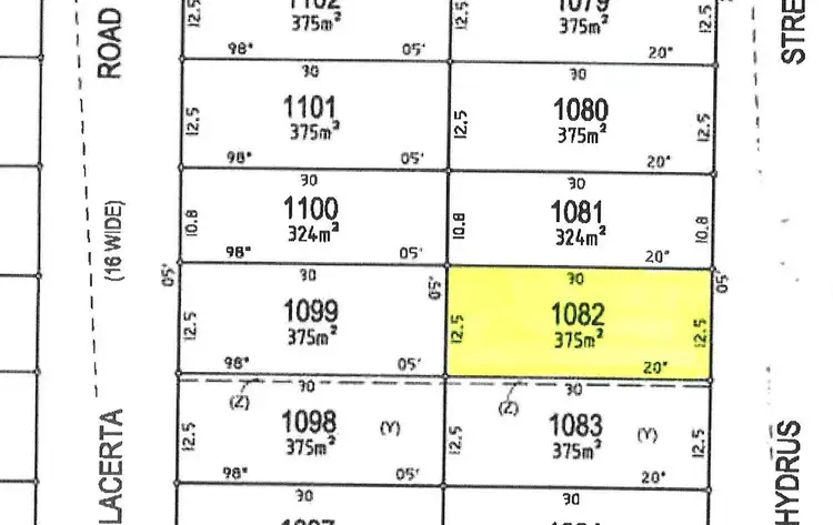 Main view of Homely land listing, Lot 1082 Hydrus Street, Austral NSW 2179