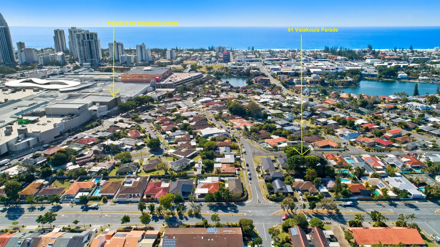 Main view of Homely house listing, 91 Vatakoula Parade, Mermaid Waters QLD 4218