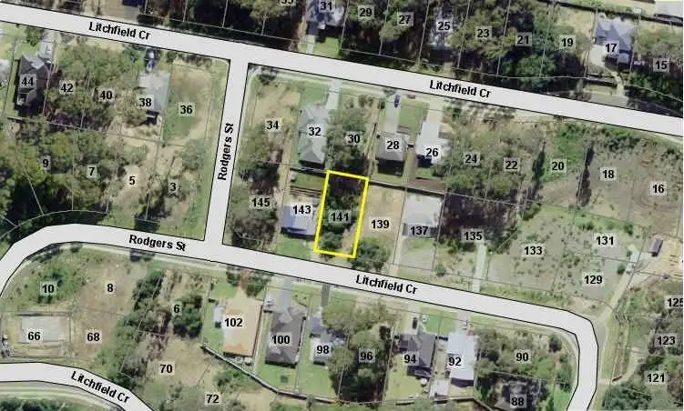 Main view of Homely land listing, 141 Litchfield Crescent, Long Beach NSW 2536