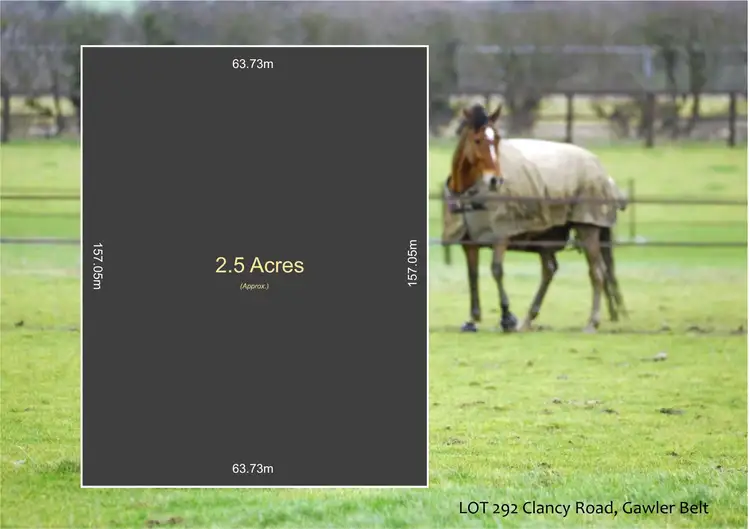 Main view of Homely land listing, Lot 292 Clancy Road, Gawler Belt SA 5118