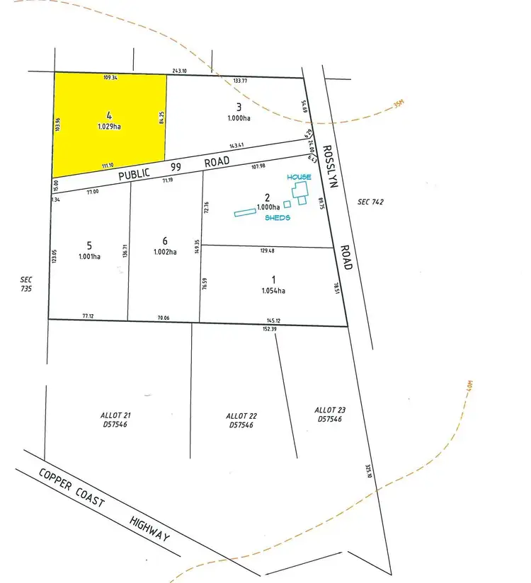 Third view of Homely land listing, Lot 4 Howard Road, Wallaroo SA 5556
