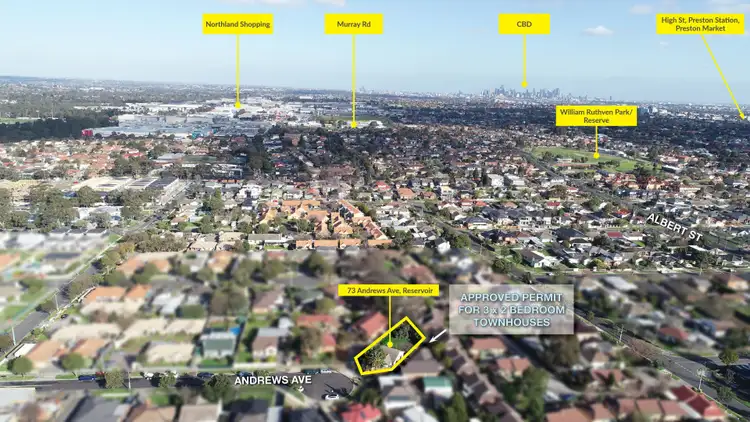 Third view of Homely house listing, 73 Andrews Avenue, Reservoir VIC 3073
