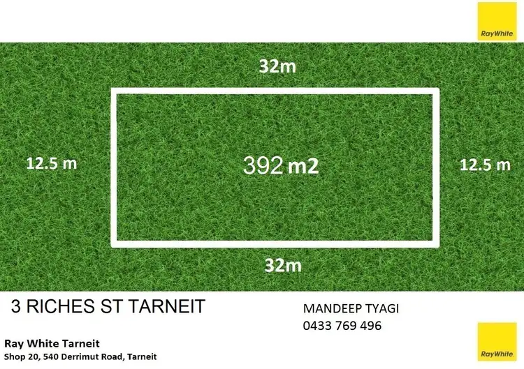 Main view of Homely land listing, (Lot 201) 3 Riches Street, Tarneit VIC 3029