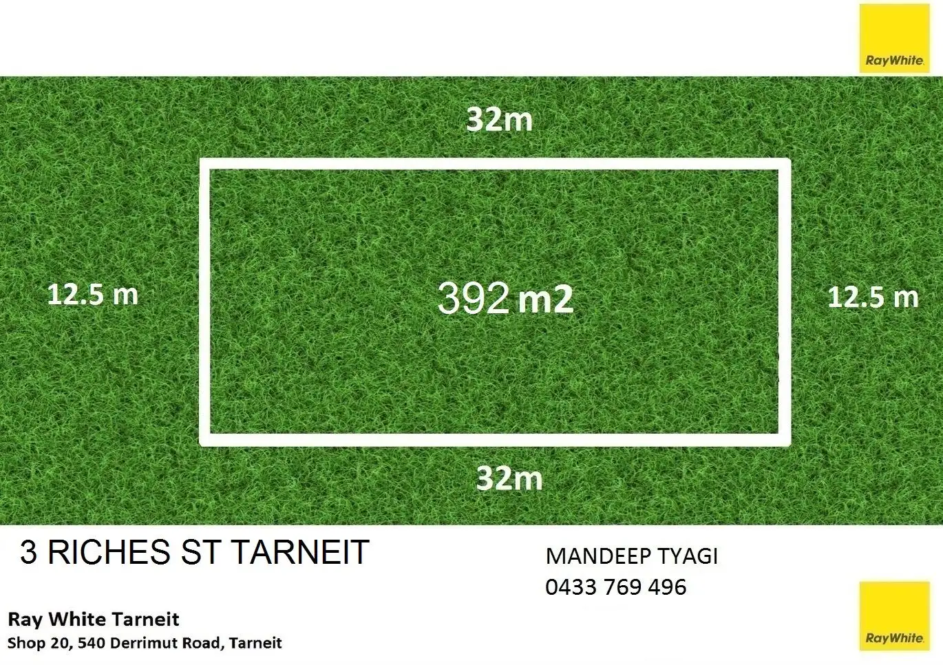 Main view of Homely land listing, (Lot 201) 3 Riches Street, Tarneit VIC 3029