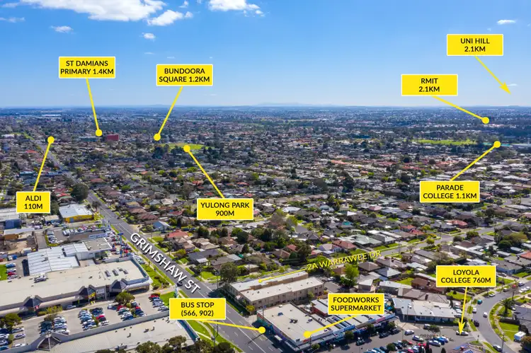 Second view of Homely townhouse listing, 2A Warrawee Drive, Bundoora VIC 3083