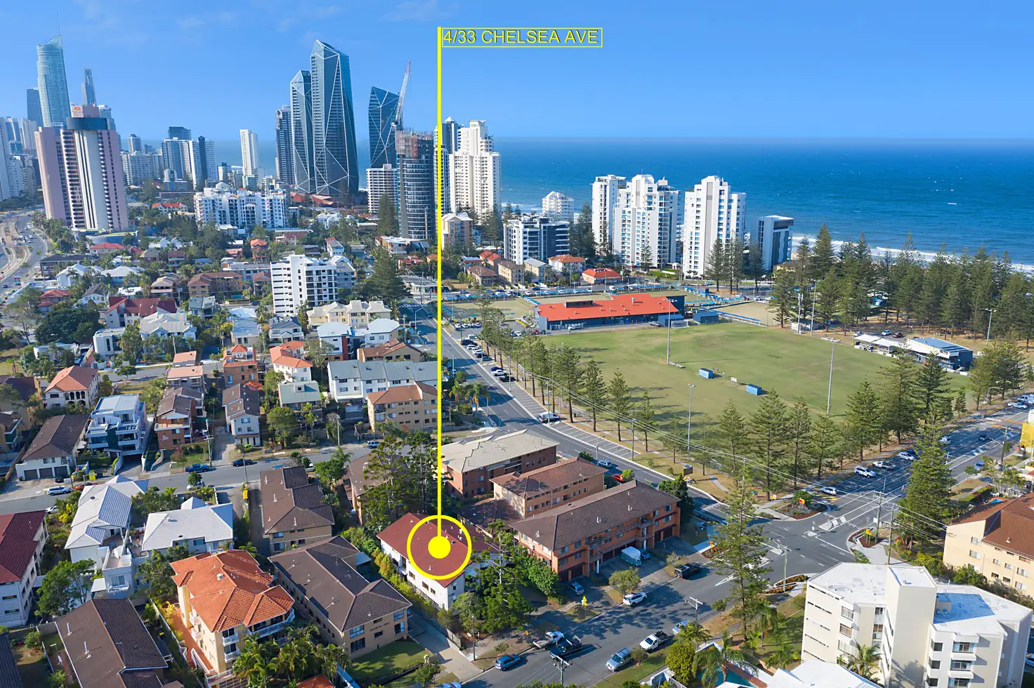 Main view of Homely apartment listing, 4 'Castella Court' 33 Chelsea Avenue, Broadbeach QLD 4218
