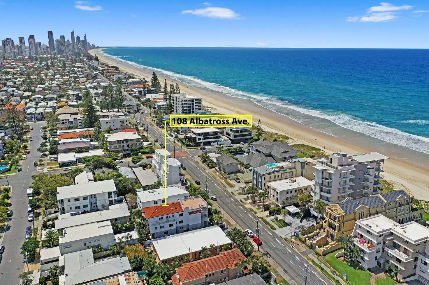 Main view of Homely townhouse listing, 1/108 Albatross Avenue, Mermaid Beach QLD 4218