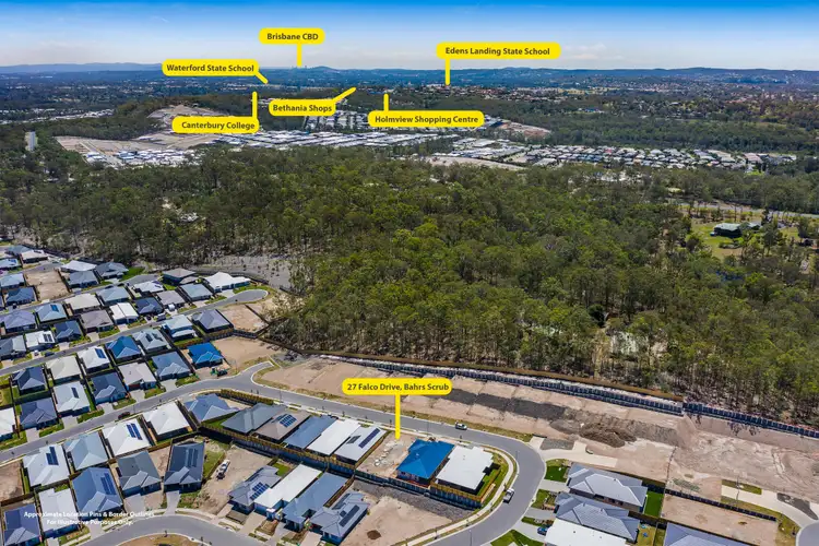 Second view of Homely land listing, 27 Falco Drive, Bahrs Scrub QLD 4207