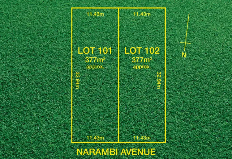 Main view of Homely land listing, Lot 1 & 2/17 Narambi Avenue, Ingle Farm SA 5098