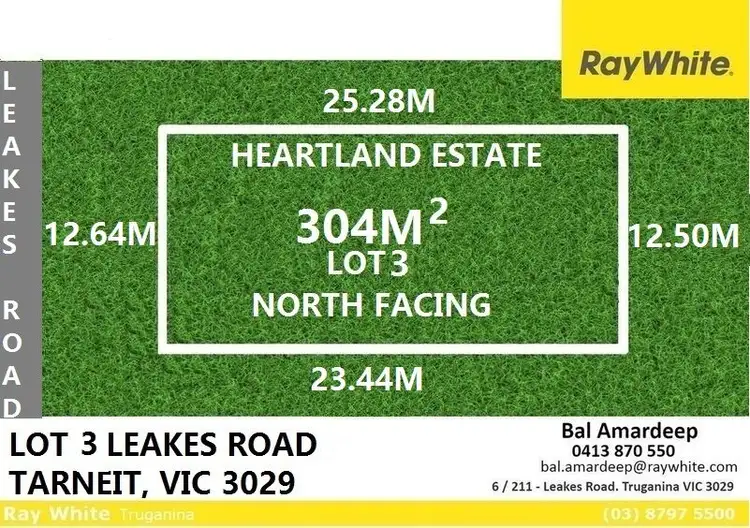 Main view of Homely land listing, Lot 3 Leakes Road, Tarneit VIC 3029