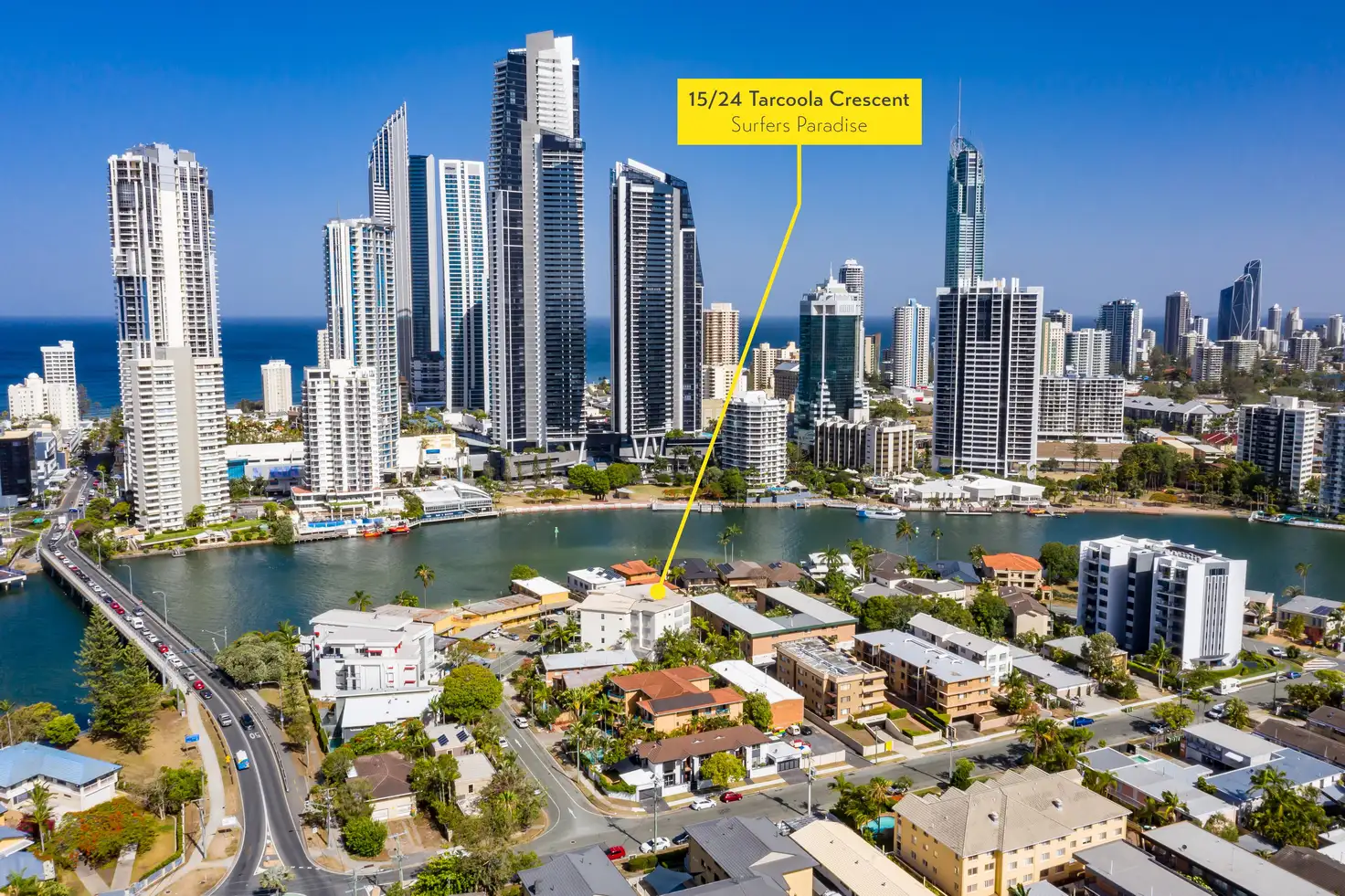 Main view of Homely unit listing, 15 "Alia" 24 Tarcoola Crescent, Chevron Island QLD 4217