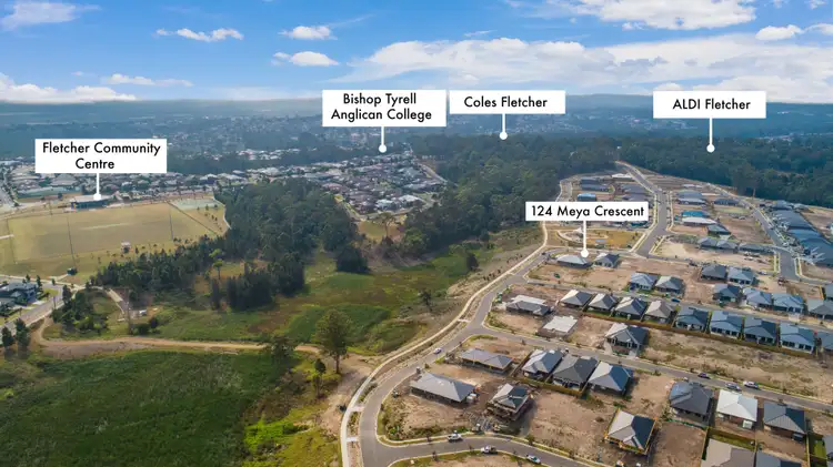 Second view of Homely land listing, 124 Meya Crescent, Fletcher NSW 2287