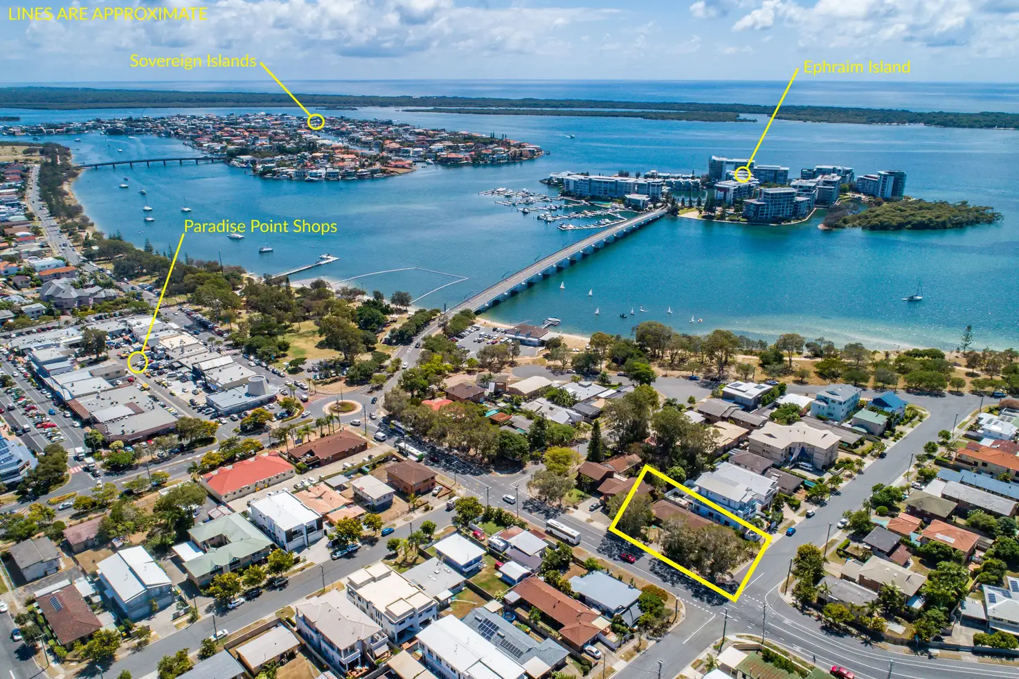Main view of Homely apartment listing, 1&2/411 Bayview Street, Paradise Point QLD 4216