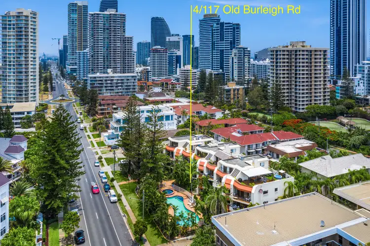 Main view of Homely apartment listing, 4/117 Old Burleigh Road 'Old Burleigh Court', Broadbeach QLD 4218