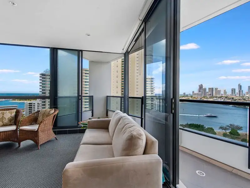Main view of Homely apartment listing, 1604/2 Aqua Street, Southport QLD 4215
