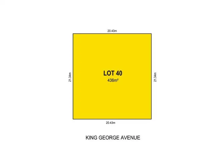 Main view of Homely land listing, 43A King George Avenue, Hove SA 5048