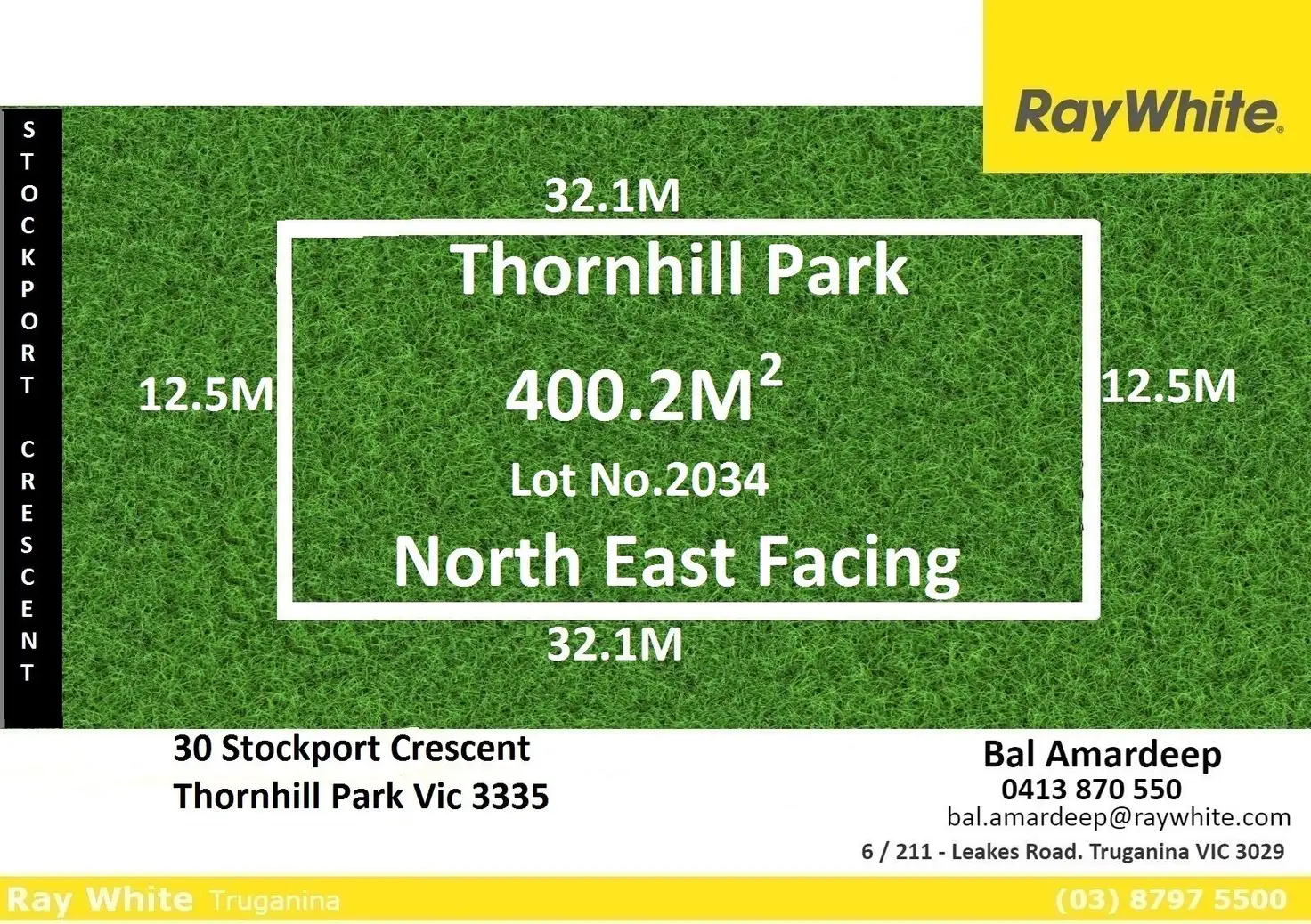 Main view of Homely land listing, 30 Stockport Crescent, Thornhill Park VIC 3335