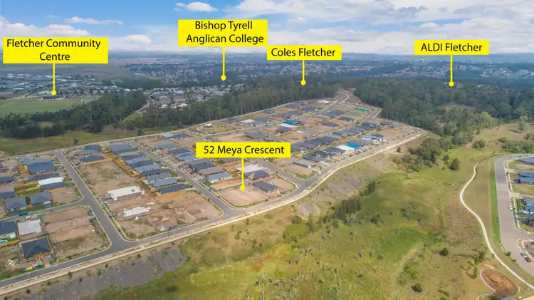Third view of Homely land listing, 50 Meya Crescent, Fletcher NSW 2287
