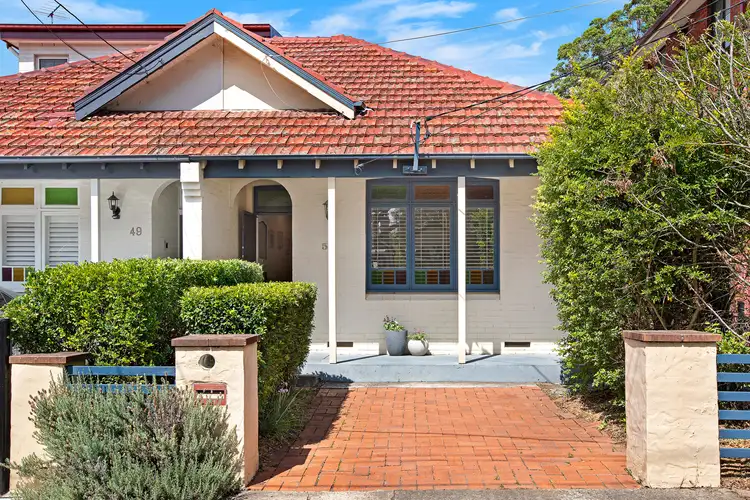 Main view of Homely semi-detached listing, 51 Gipps Street, Drummoyne NSW 2047