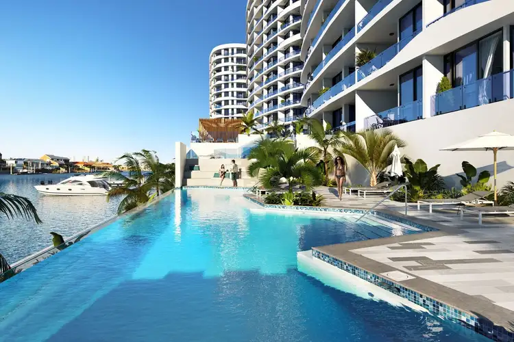 Second view of Homely apartment listing, 4401/5 Harbour Side Court, Biggera Waters QLD 4216