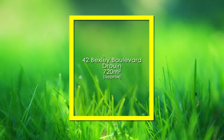 Main view of Homely land listing, 42 Bexley Boulevard, Drouin VIC 3818