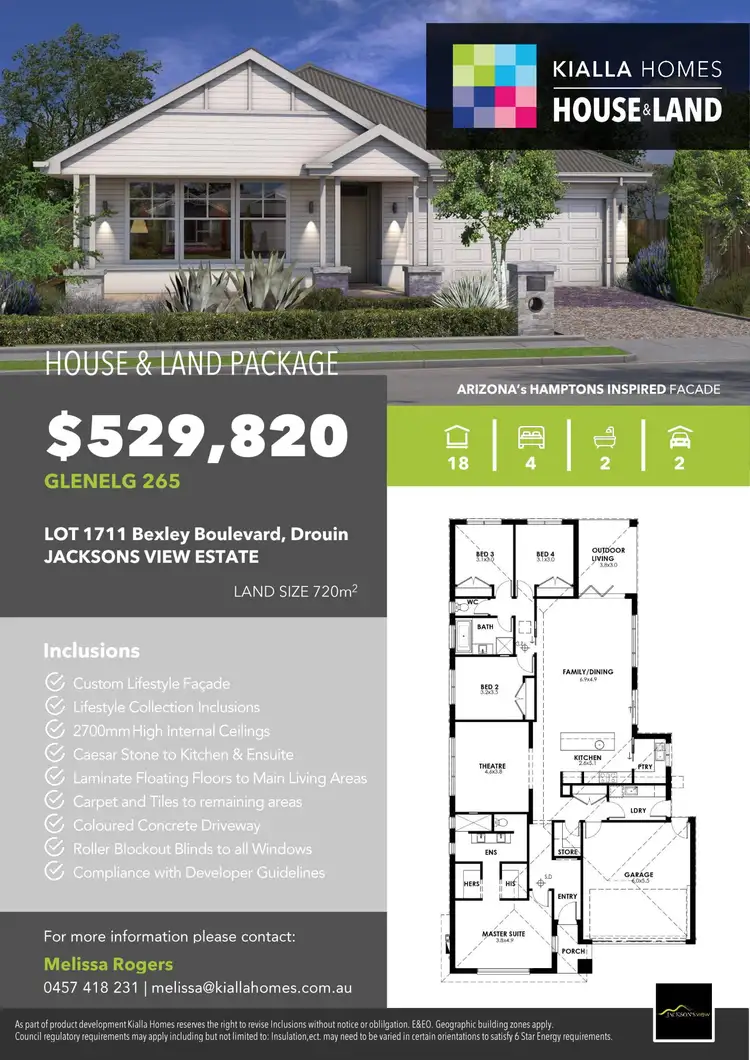 Third view of Homely land listing, 42 Bexley Boulevard, Drouin VIC 3818