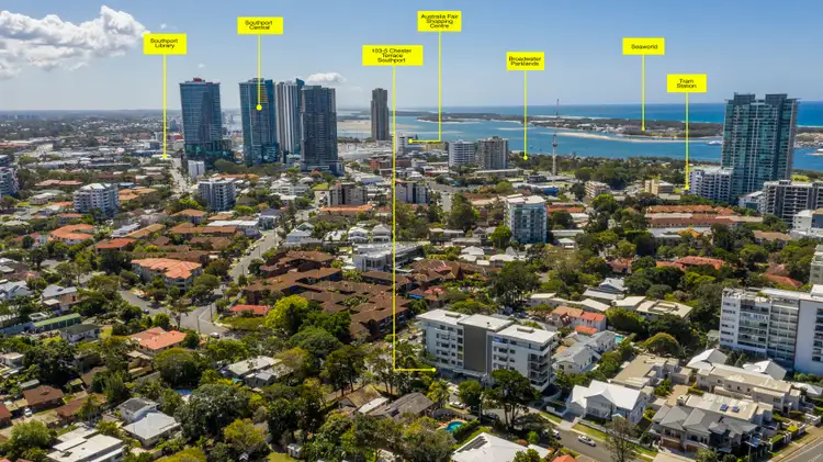 Second view of Homely apartment listing, 103/5 Chester Terrace, Southport QLD 4215
