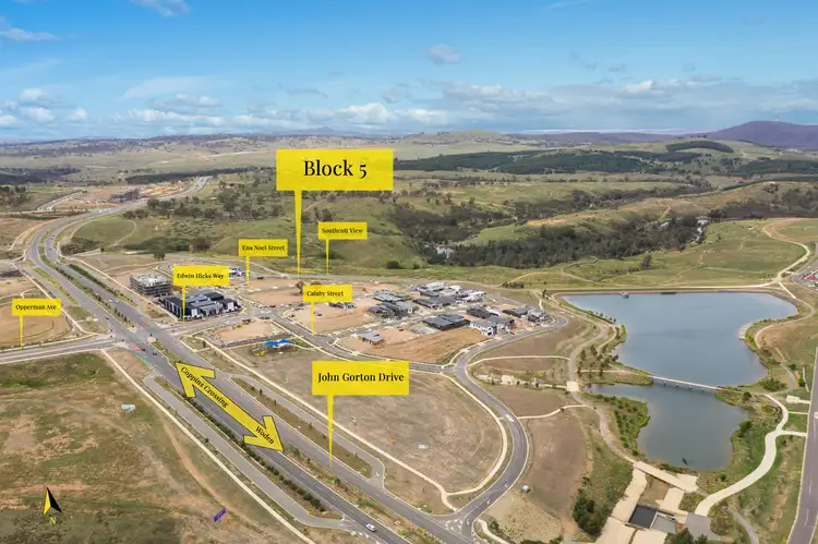 Fourth view of Homely land listing, Block 5 Sec 57 Cnr Ena Noel St and Southcott View, Coombs ACT 2611