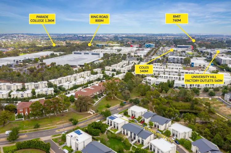 Third view of Homely townhouse listing, 2 Edinburgh Circuit, Bundoora VIC 3083