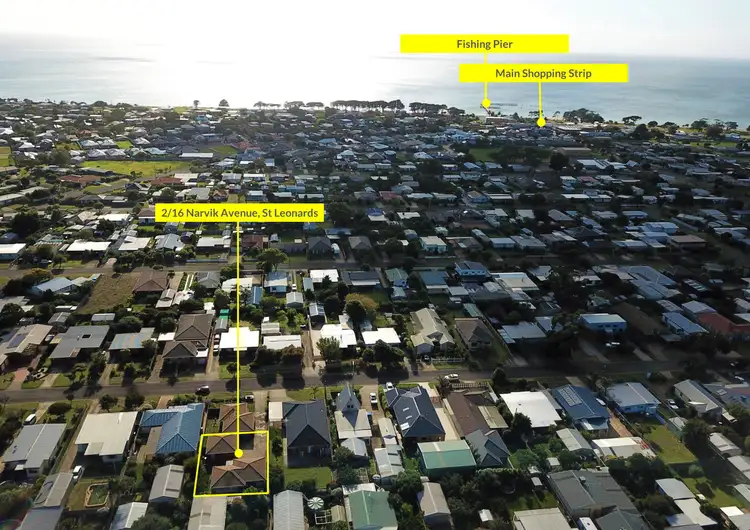Main view of Homely unit listing, 2/16 Narvik Avenue, St Leonards VIC 3223
