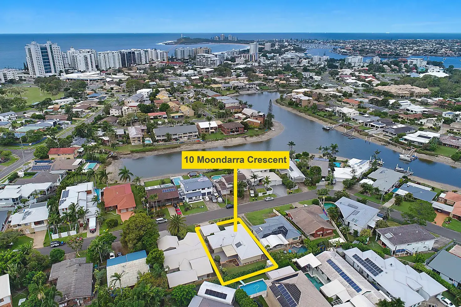 Main view of Homely house listing, 10 Moondarra Crescent, Mooloolaba QLD 4557
