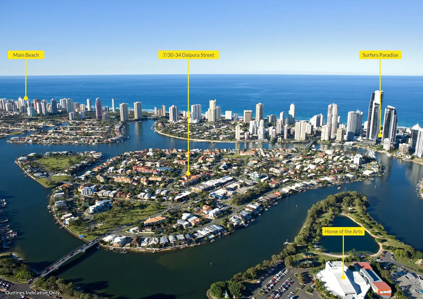 Main view of Homely apartment listing, 7/30-34 Dalpura Street, Chevron Island QLD 4217