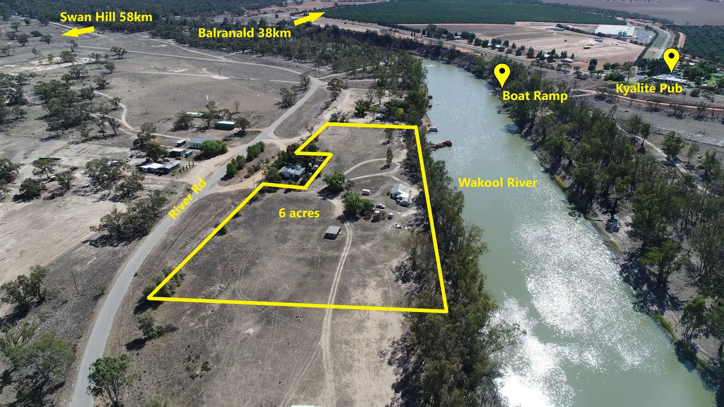 Main view of Homely house listing, 6 River Road, Kyalite NSW 2734
