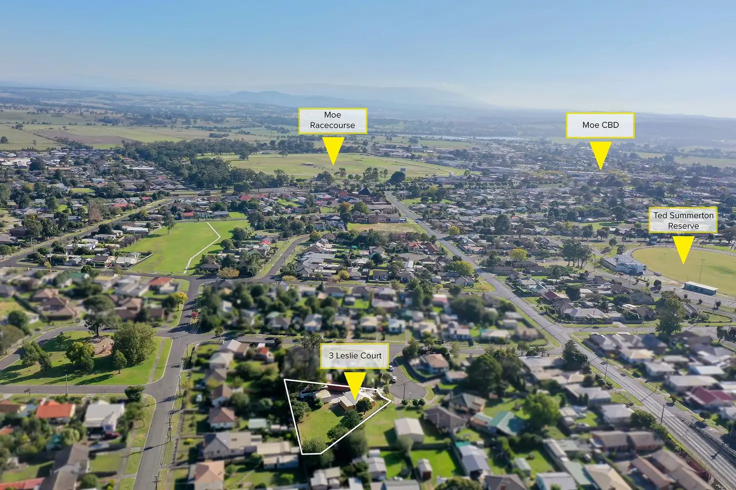 Main view of Homely house listing, 3 Leslie Court, Moe VIC 3825