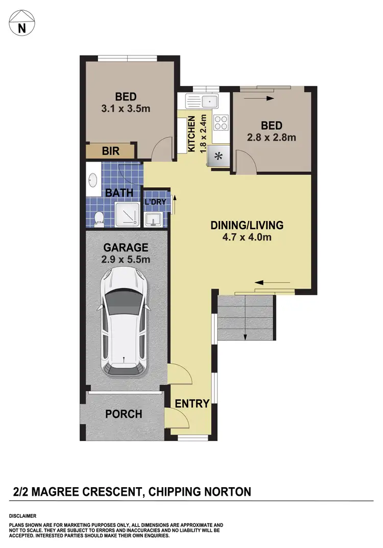 Seventh view of Homely house listing, 2/2 Magree Crescent, Chipping Norton NSW 2170