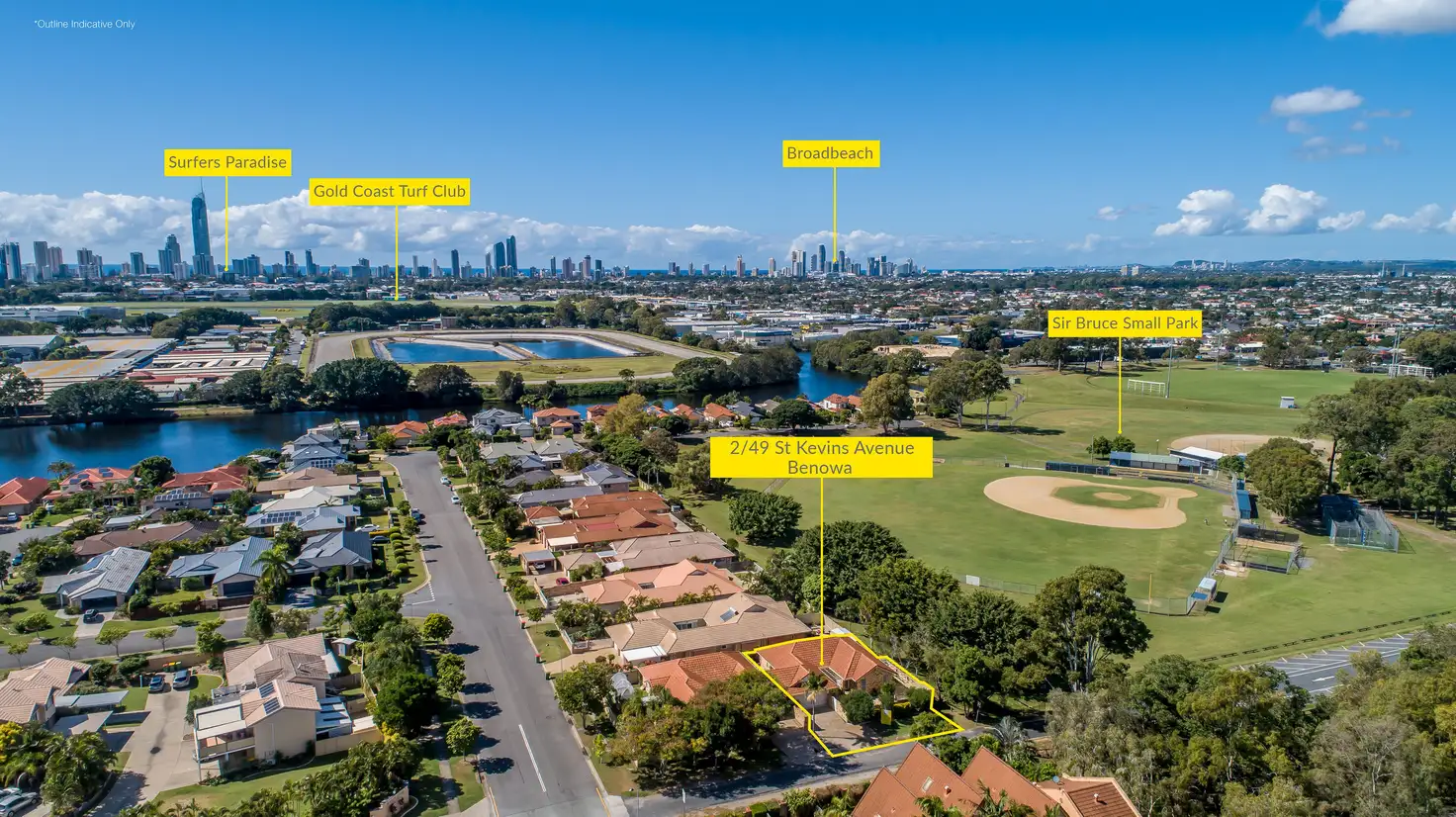 Main view of Homely semi-detached listing, 2/49 St Kevins Avenue, Benowa QLD 4217